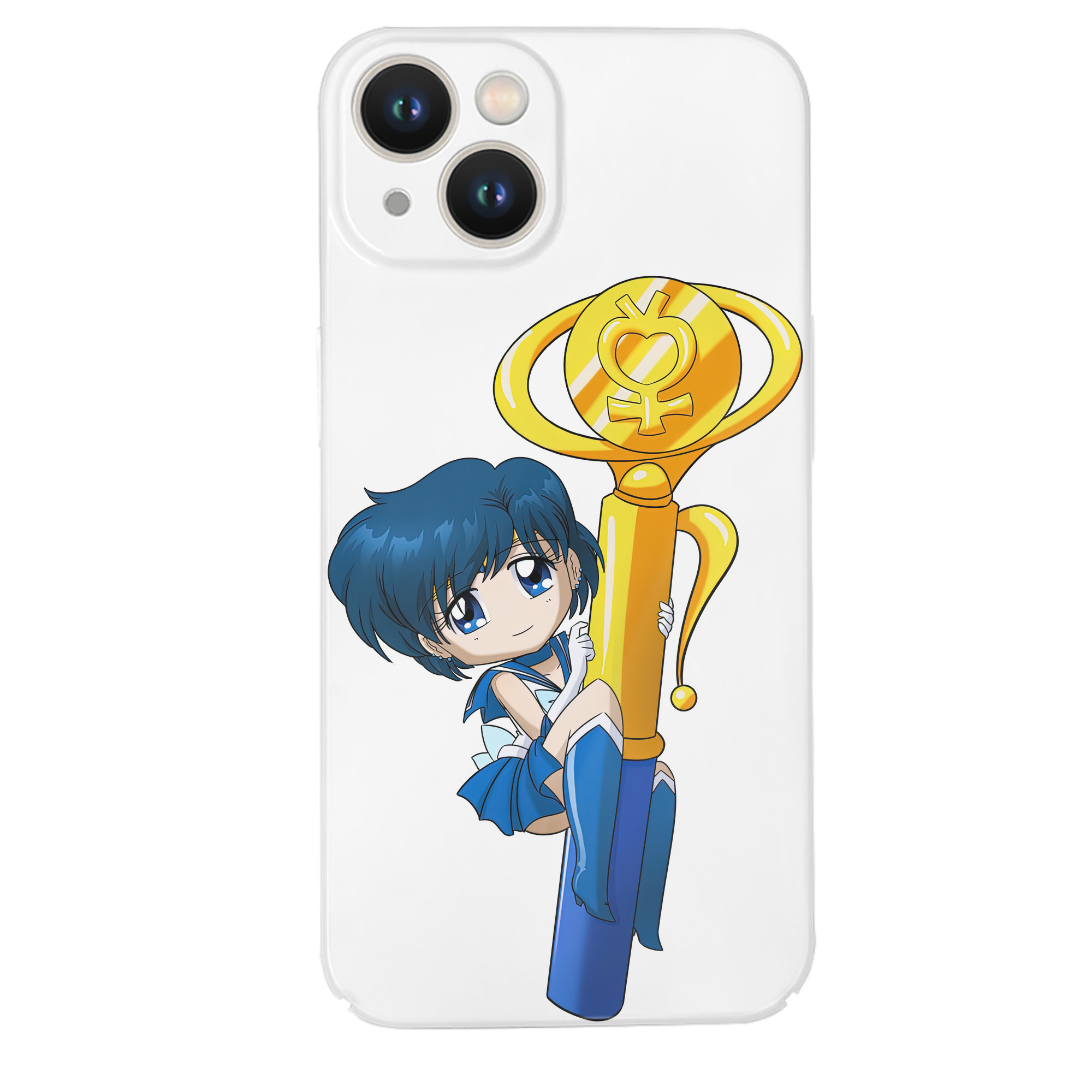 （画像用） 美少女戦士セーラームーン 水野 亜美 みずの あみ Sailor Moon Mizuno Ami 【iPhone 14シリーズ対応】ハードケース